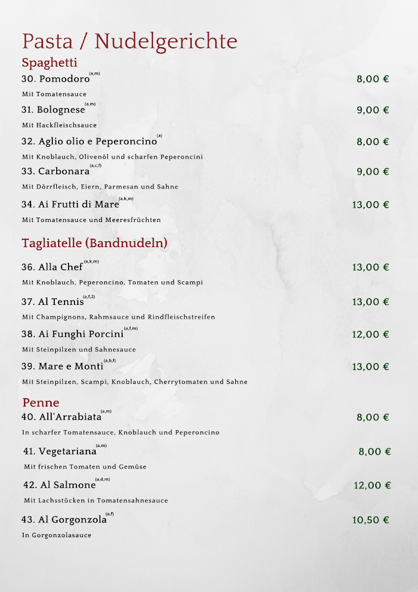 Speisekarte photo 5