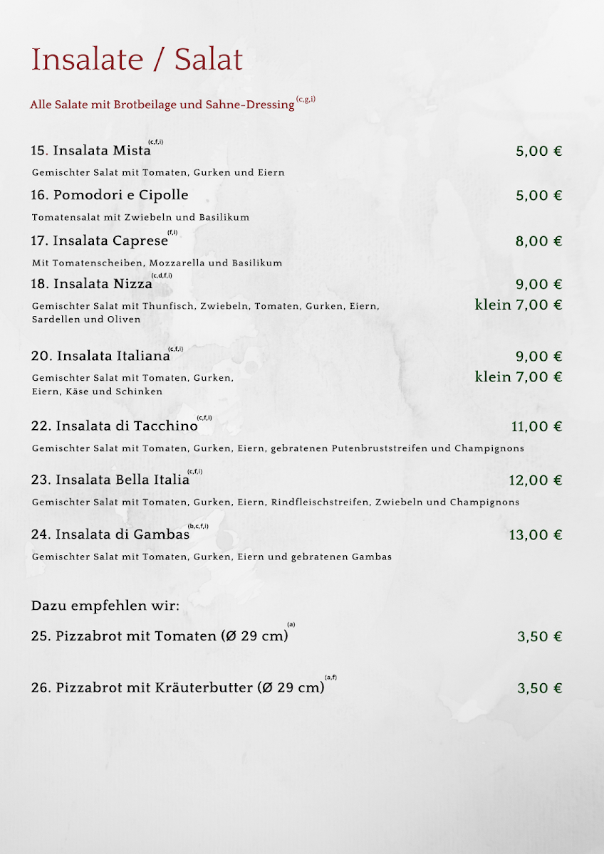 Speisekarte photo 6