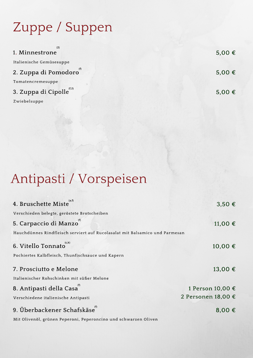 Speisekarte photo 8