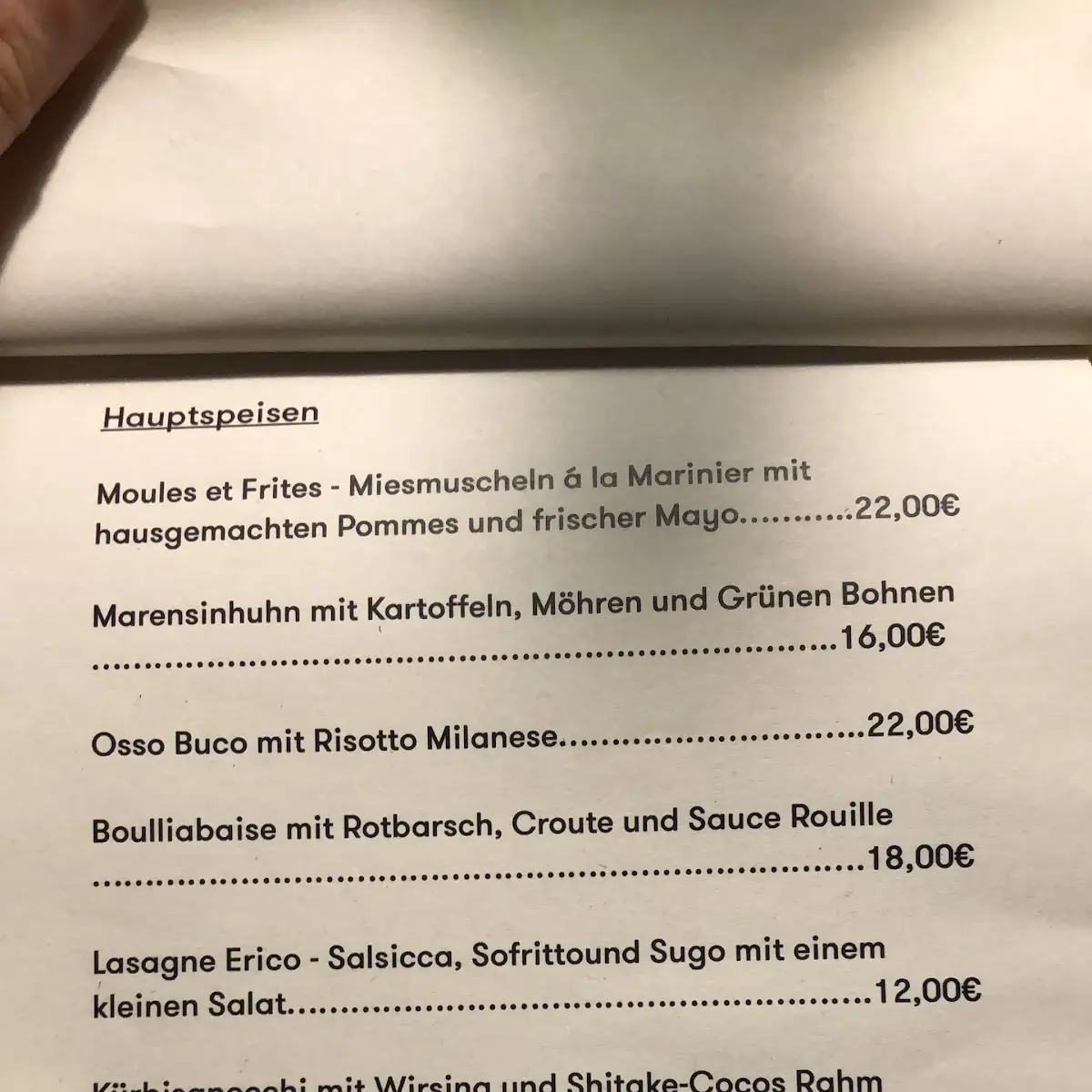 Speisekarte photo 10
