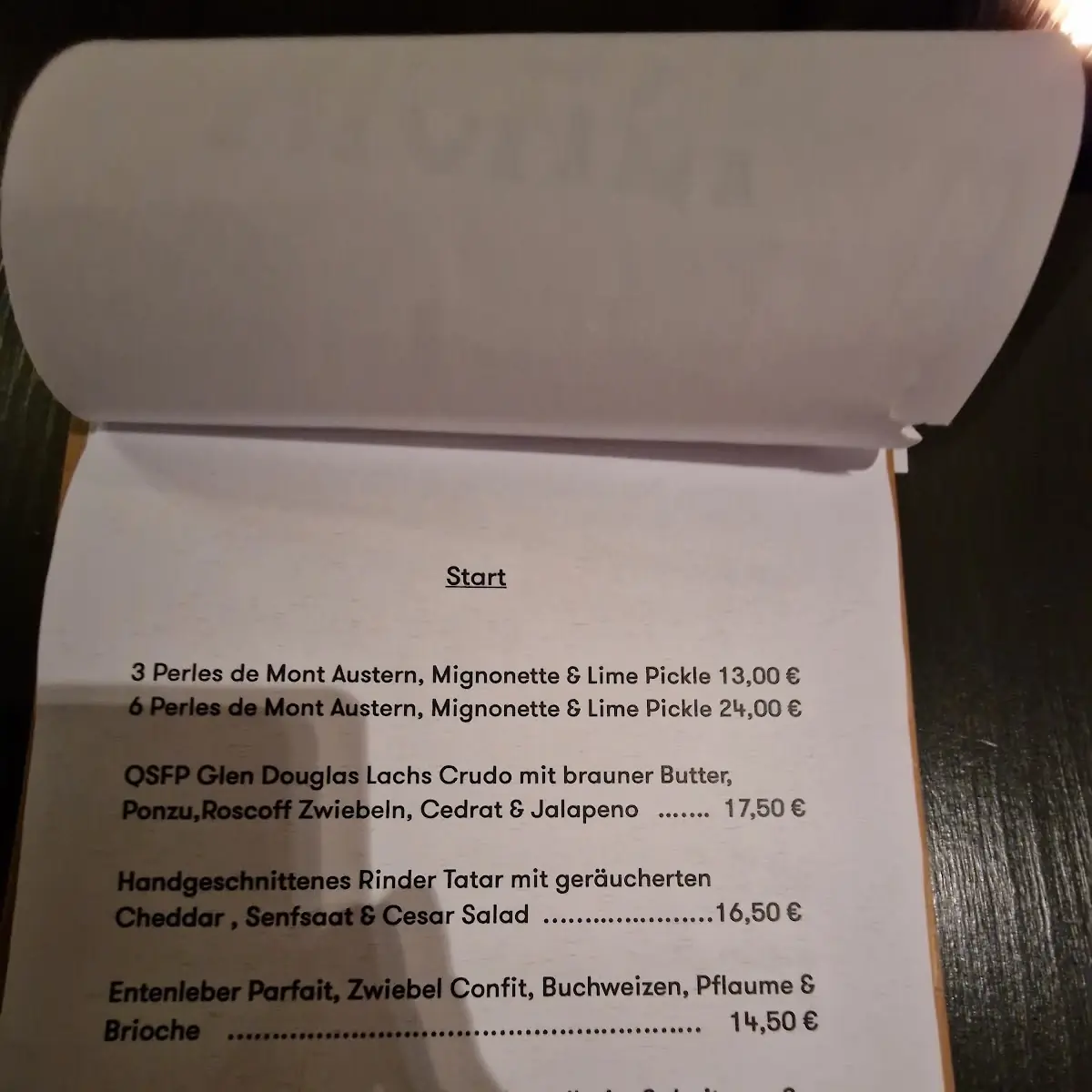 Speisekarte photo 5