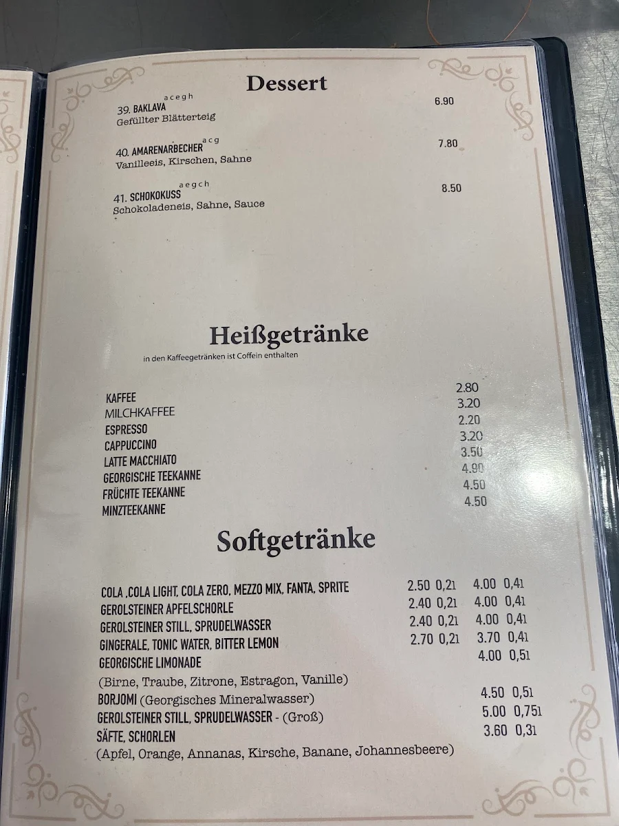 Speisekarte photo 5