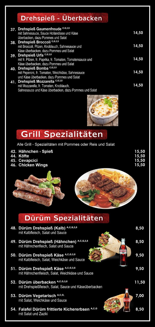Speisekarte photo 1