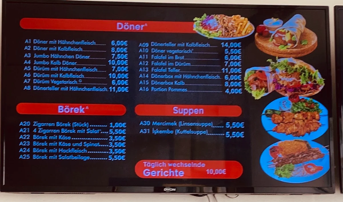 Speisekarte photo 3