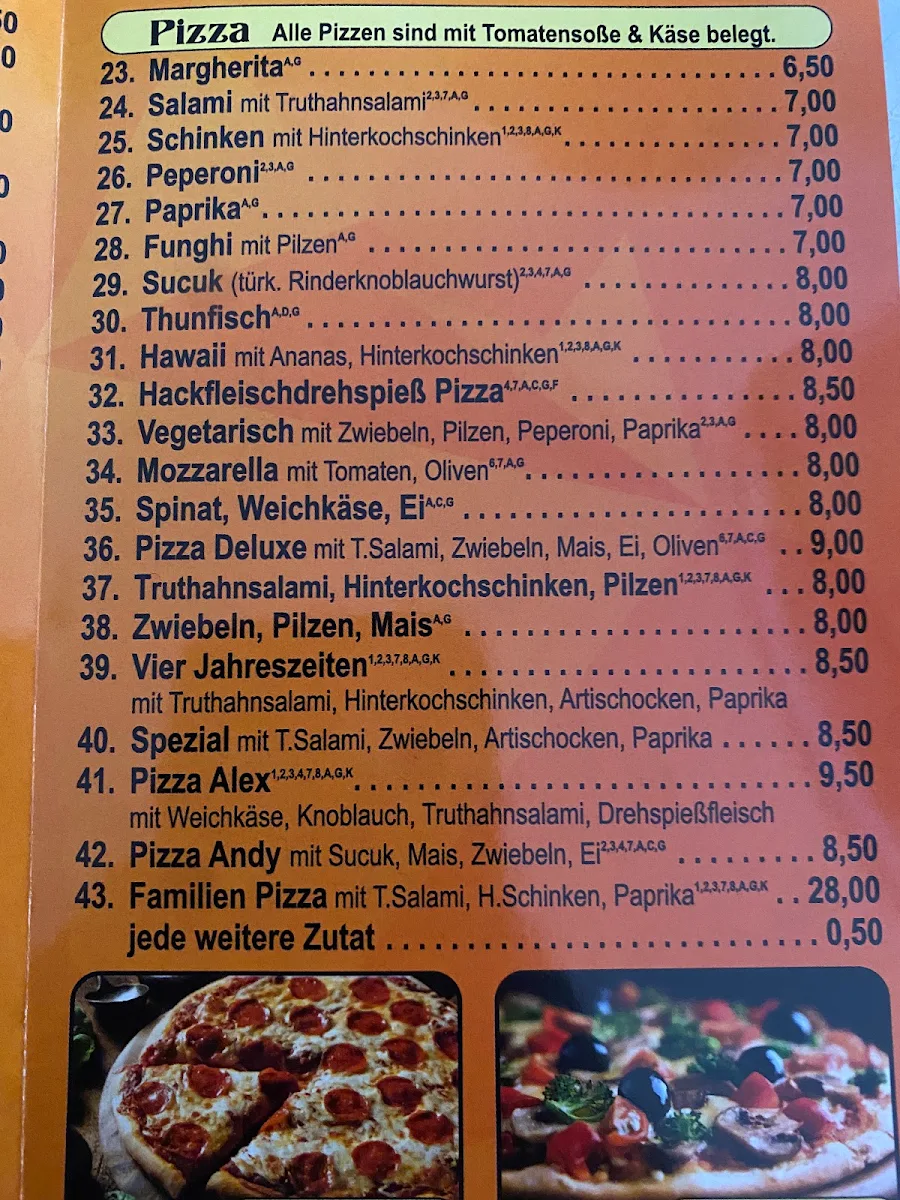 Speisekarte photo 1