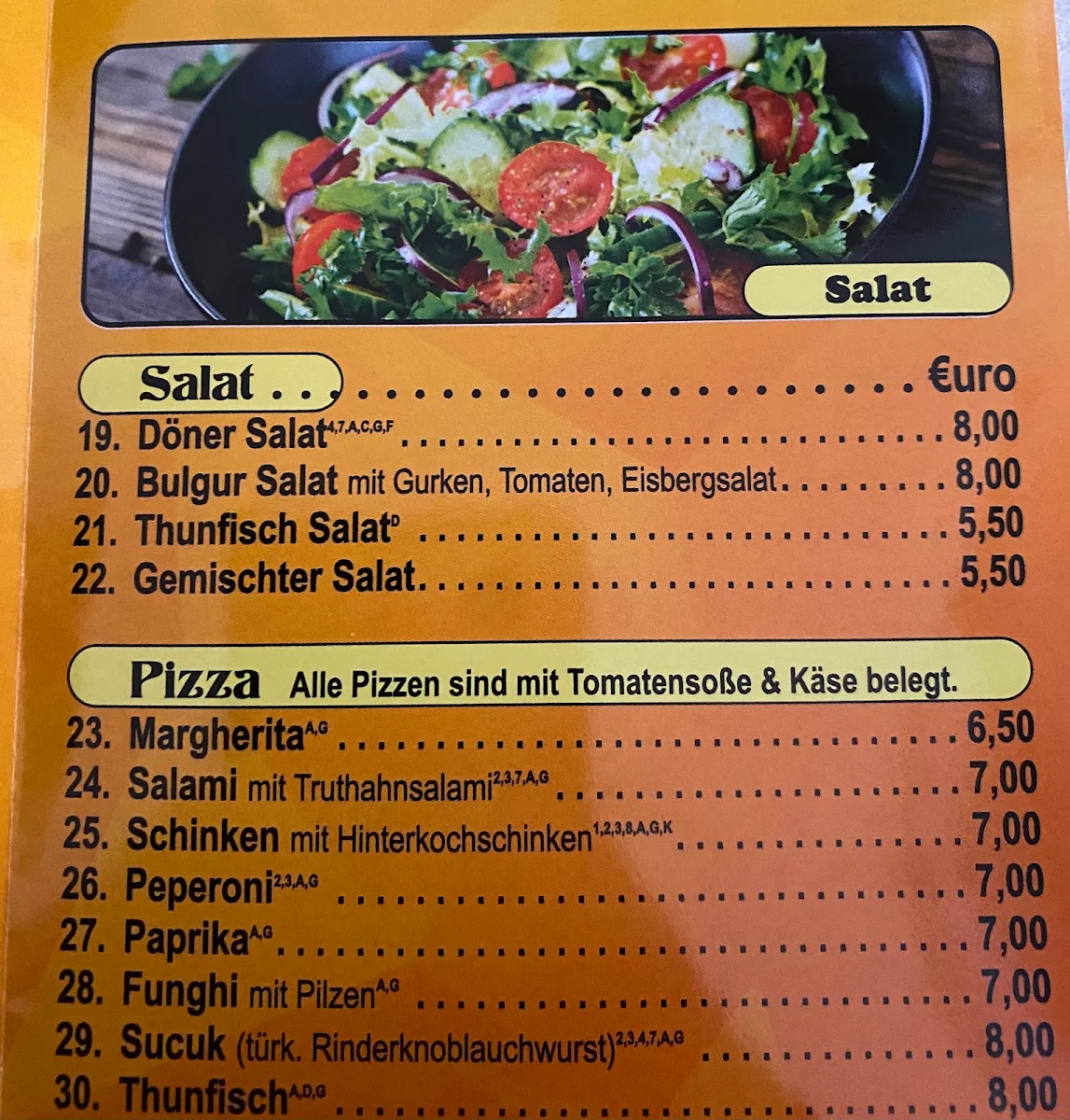 Speisekarte photo 2