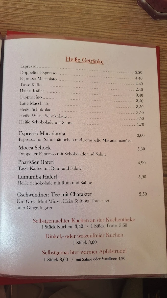 Speisekarte photo 4