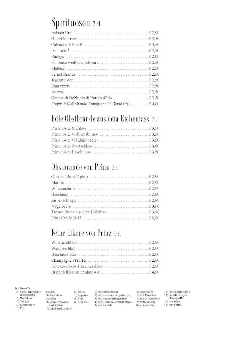 Speisekarte photo 3