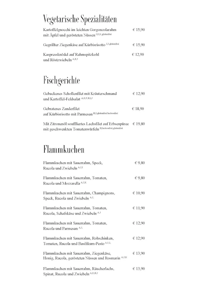 Speisekarte photo 5