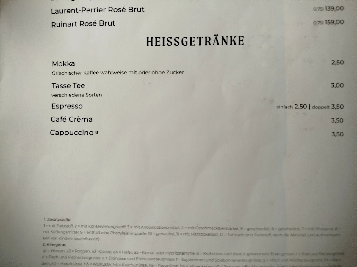 Speisekarte photo 2