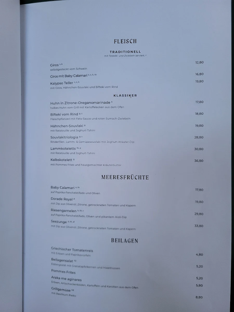 Speisekarte photo 5