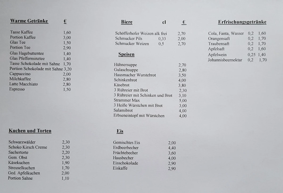 Speisekarte photo 3