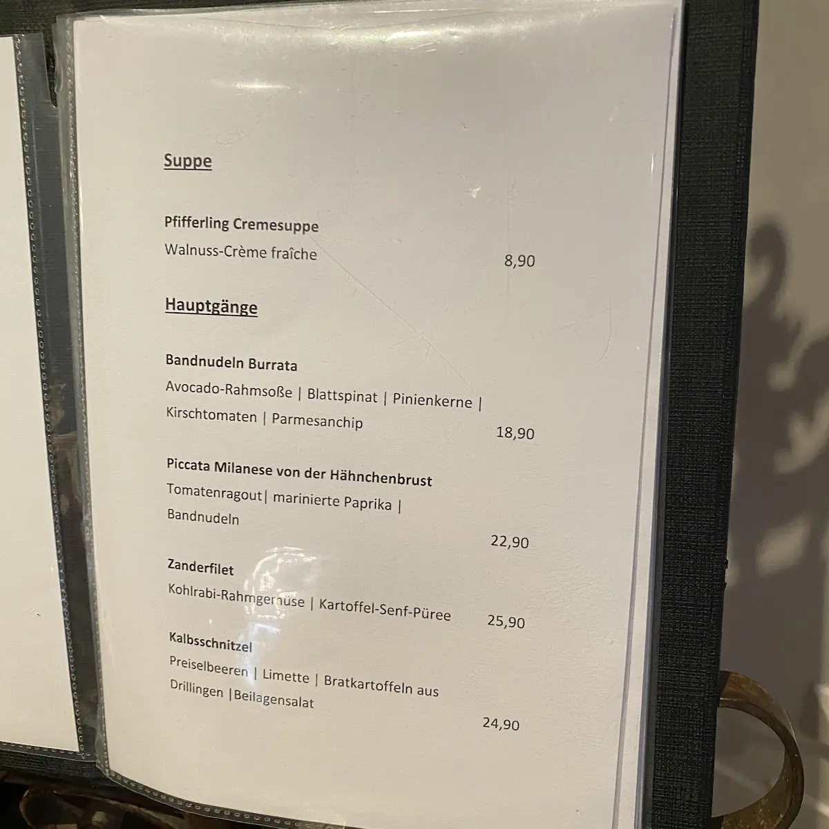 Speisekarte photo 1