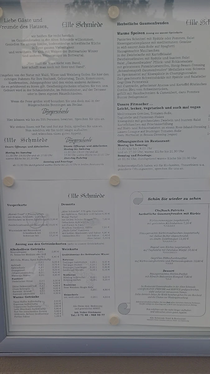 Speisekarte photo 1