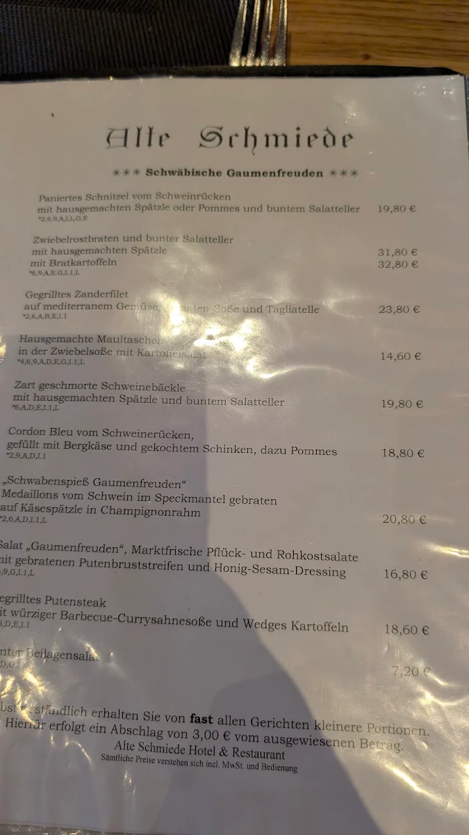 Speisekarte photo 3