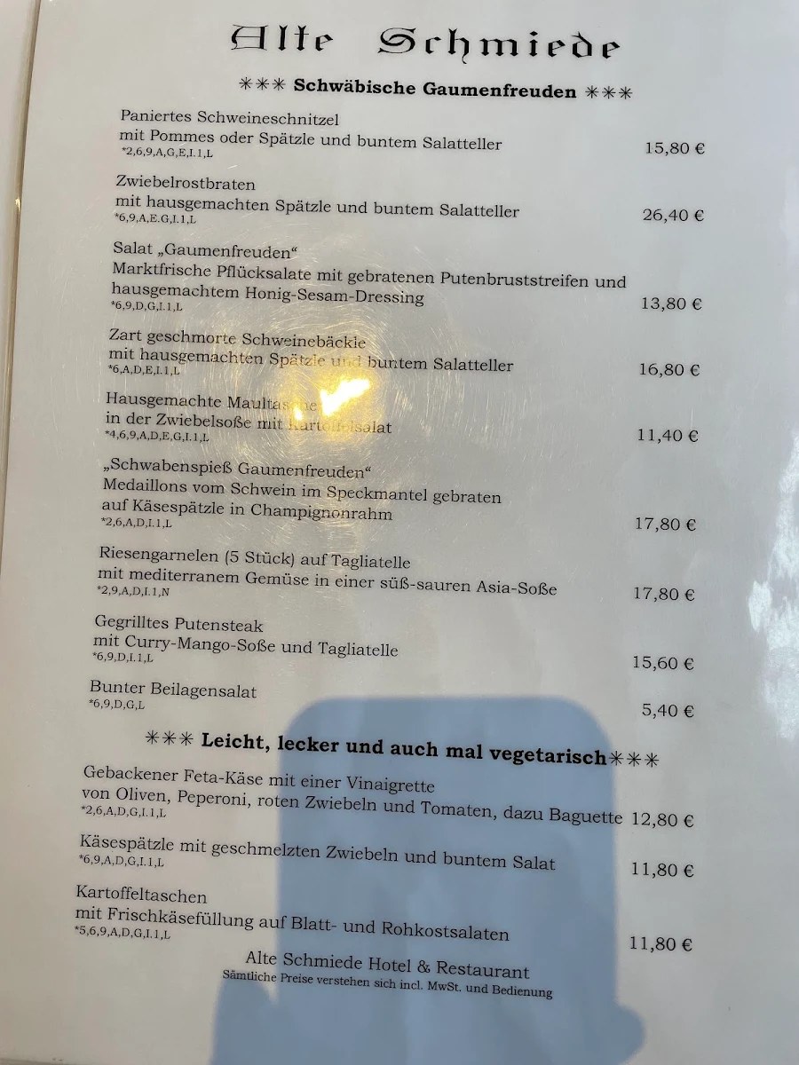 Speisekarte photo 5