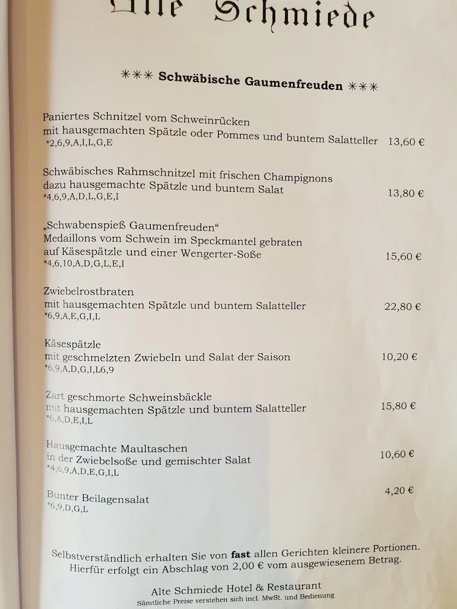 Speisekarte photo 7