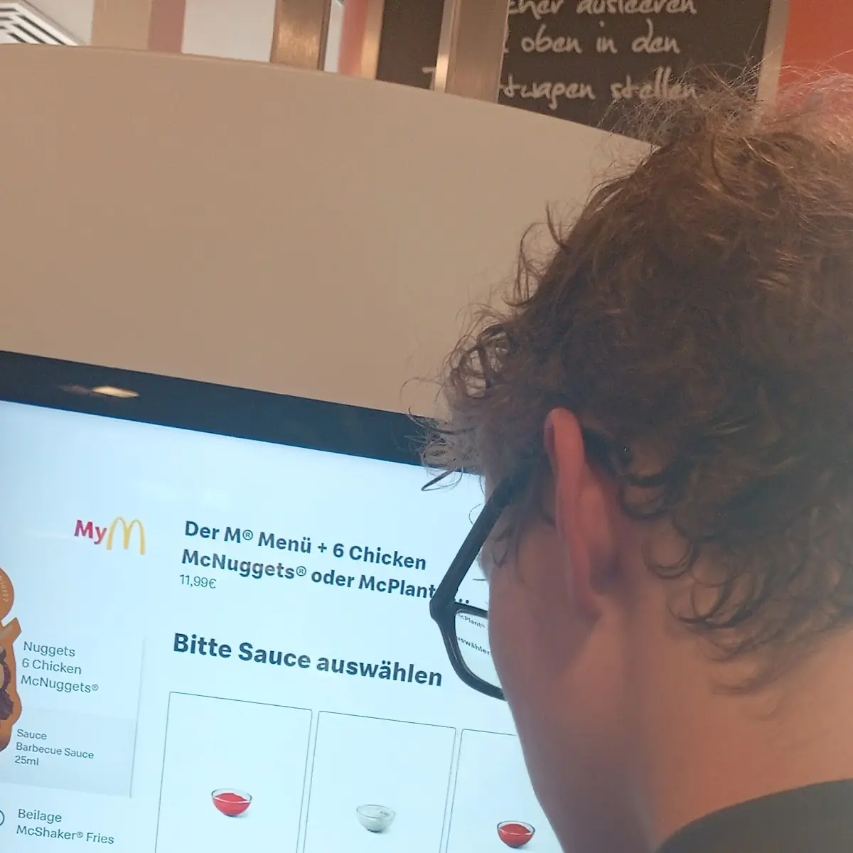 Speisekarte, McDonald's