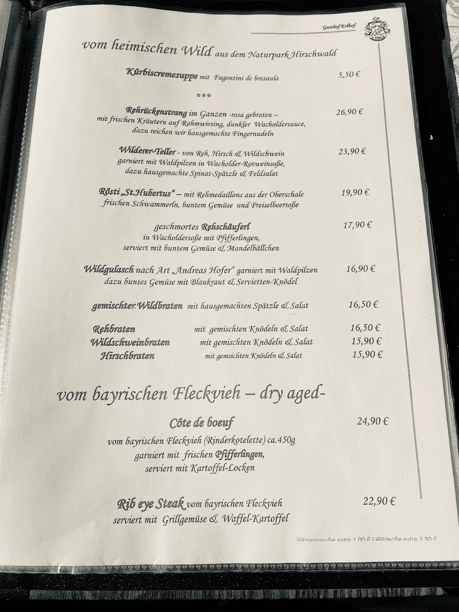 Speisekarte photo 2