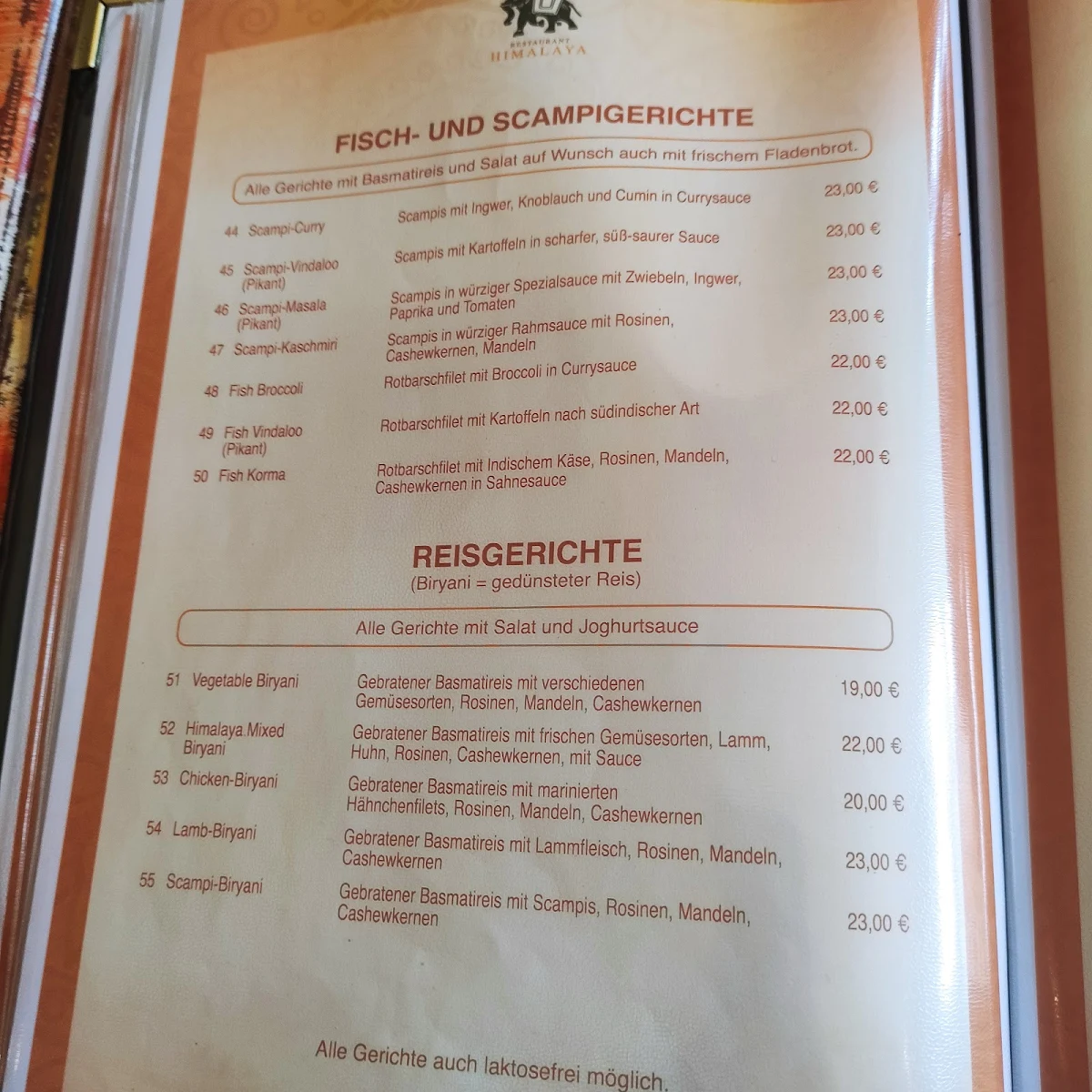 Speisekarte photo 3