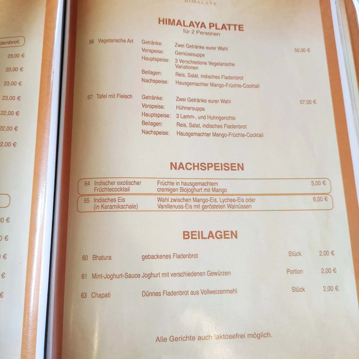 Speisekarte photo 4