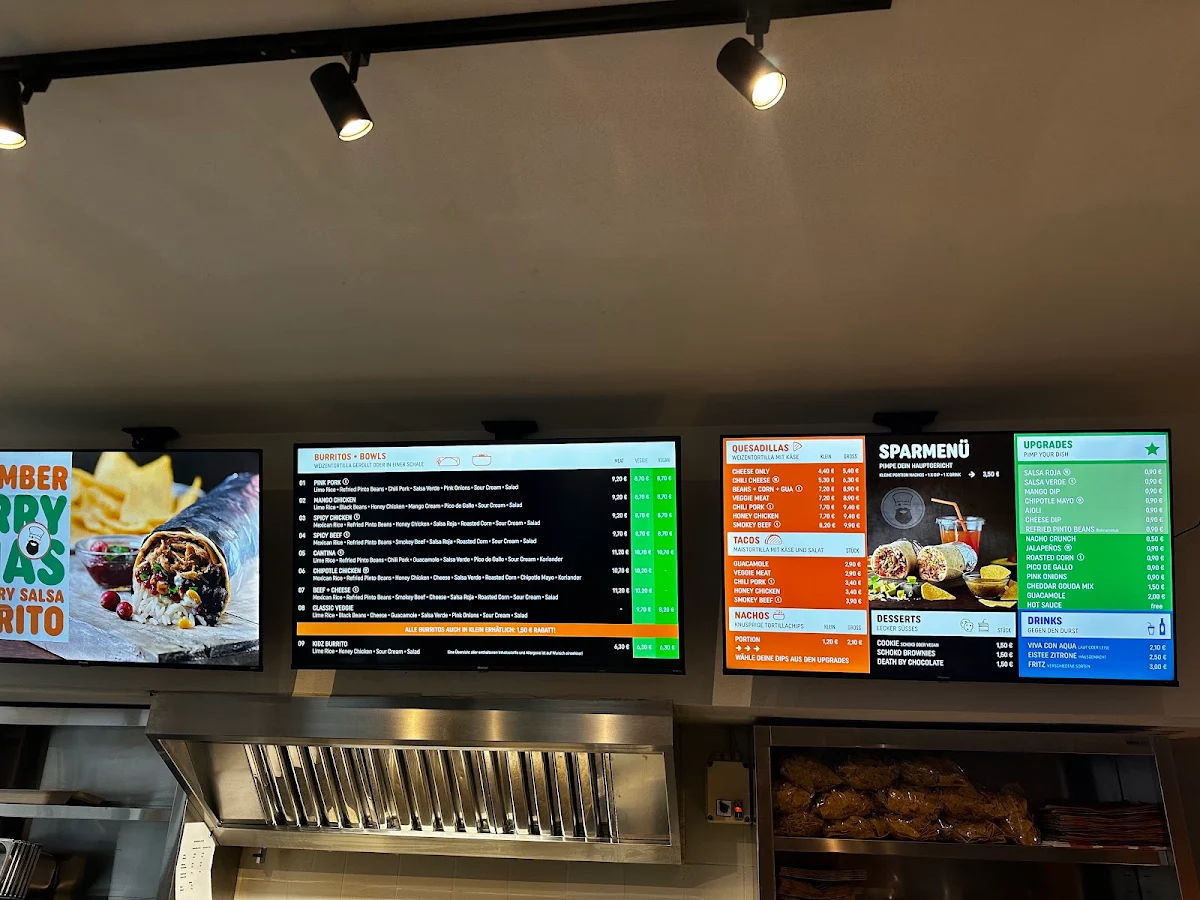 Speisekarte, Matus Burritos Dortmund - Burritos, Quesadillas, Tacos, Nachos & mehr