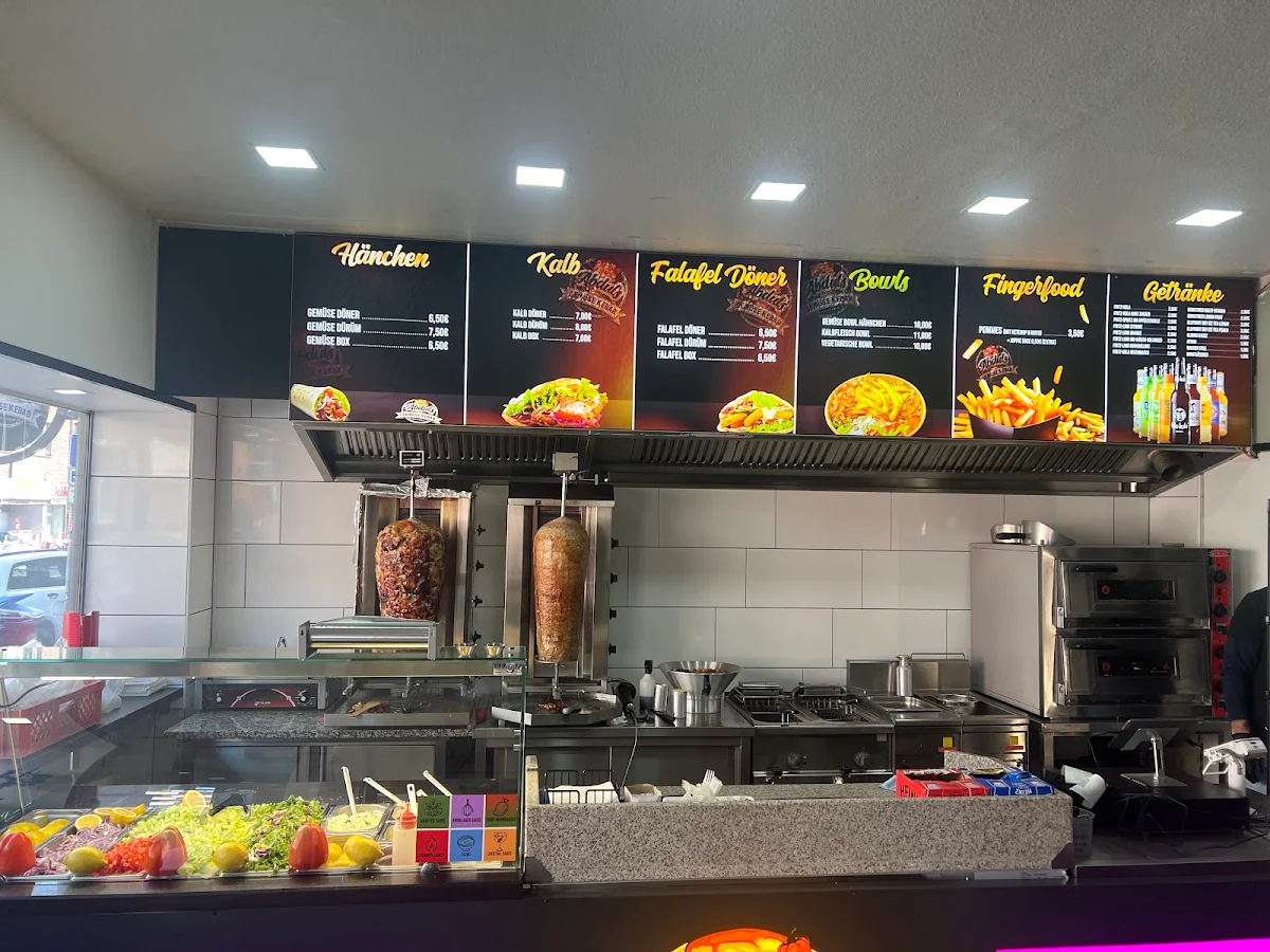 Speisekarte, Abdul`s Gemüse Kebab