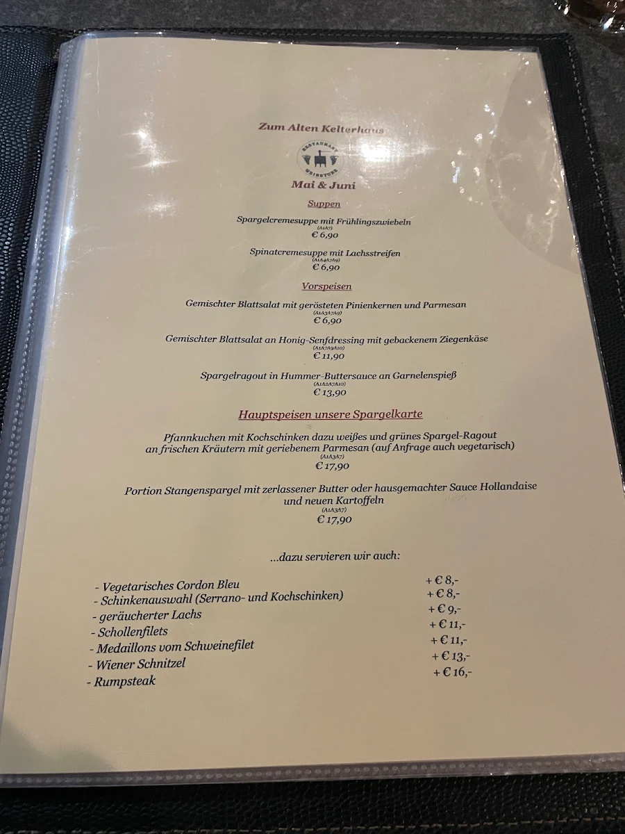 Speisekarte photo 2