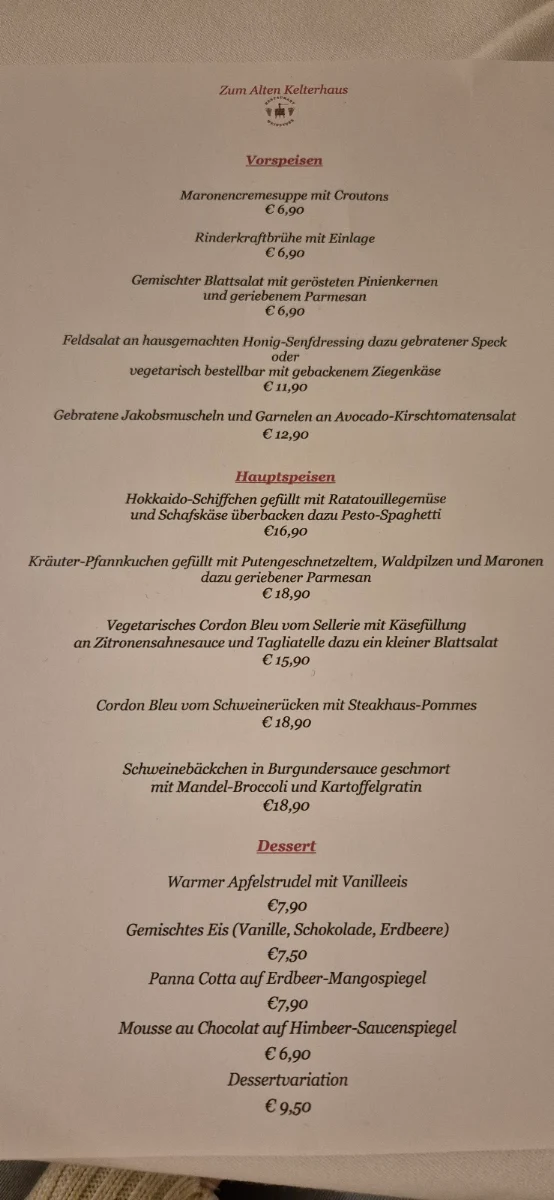 Speisekarte photo 3