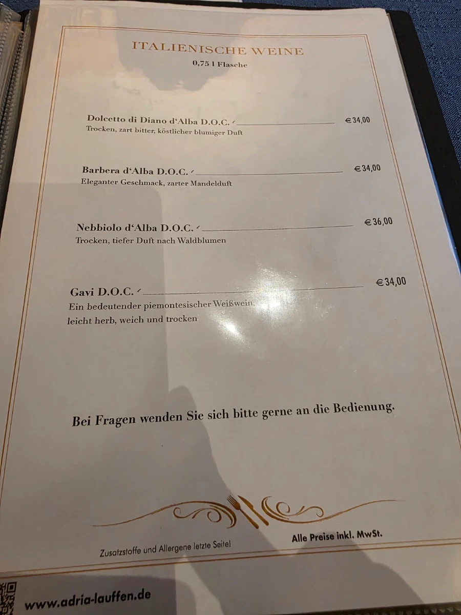 Speisekarte photo 1