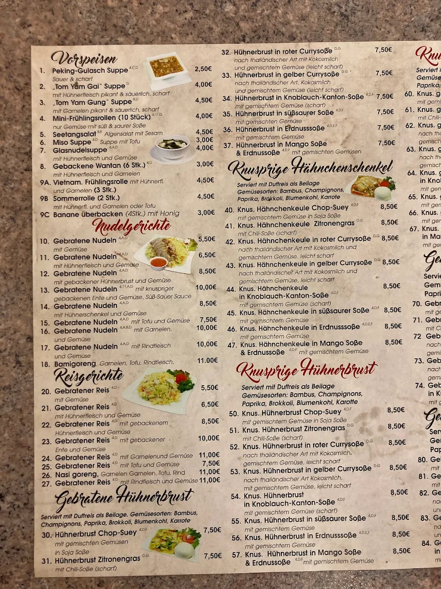 Speisekarte photo 2