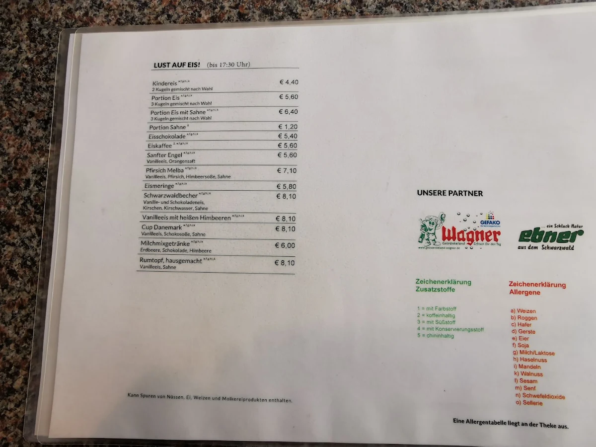 Speisekarte photo 3