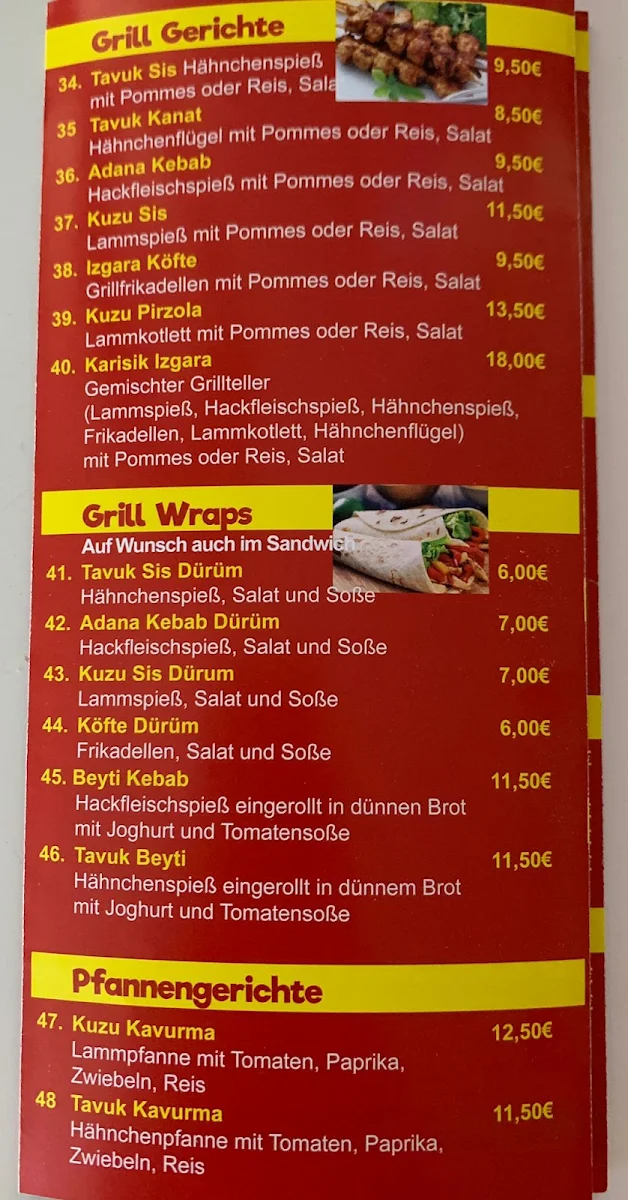 Speisekarte photo 3