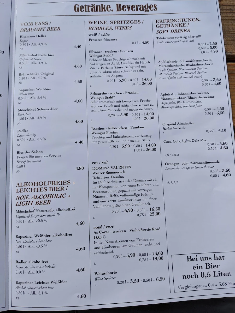 Speisekarte photo 9