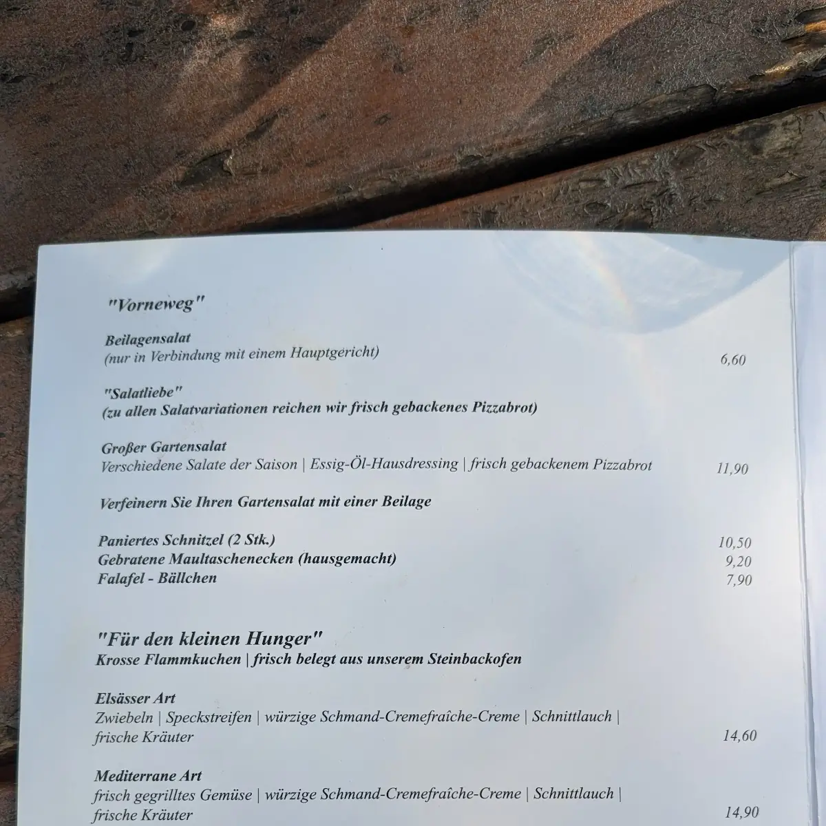 Speisekarte photo 5