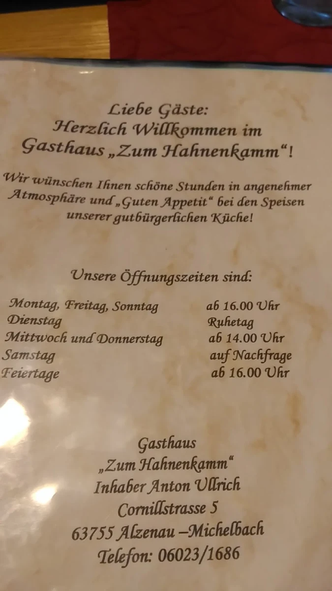 Speisekarte photo 6