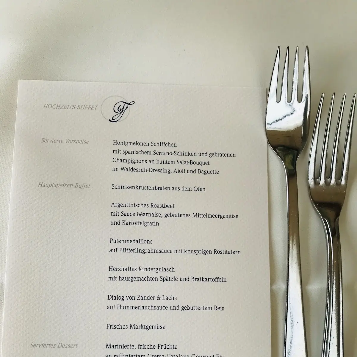 Speisekarte, Borgböhmer's Waldesruh Bochum