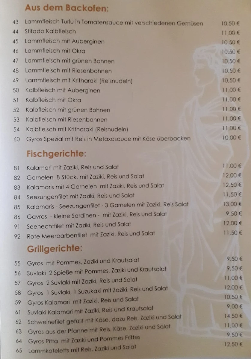 Speisekarte photo 2