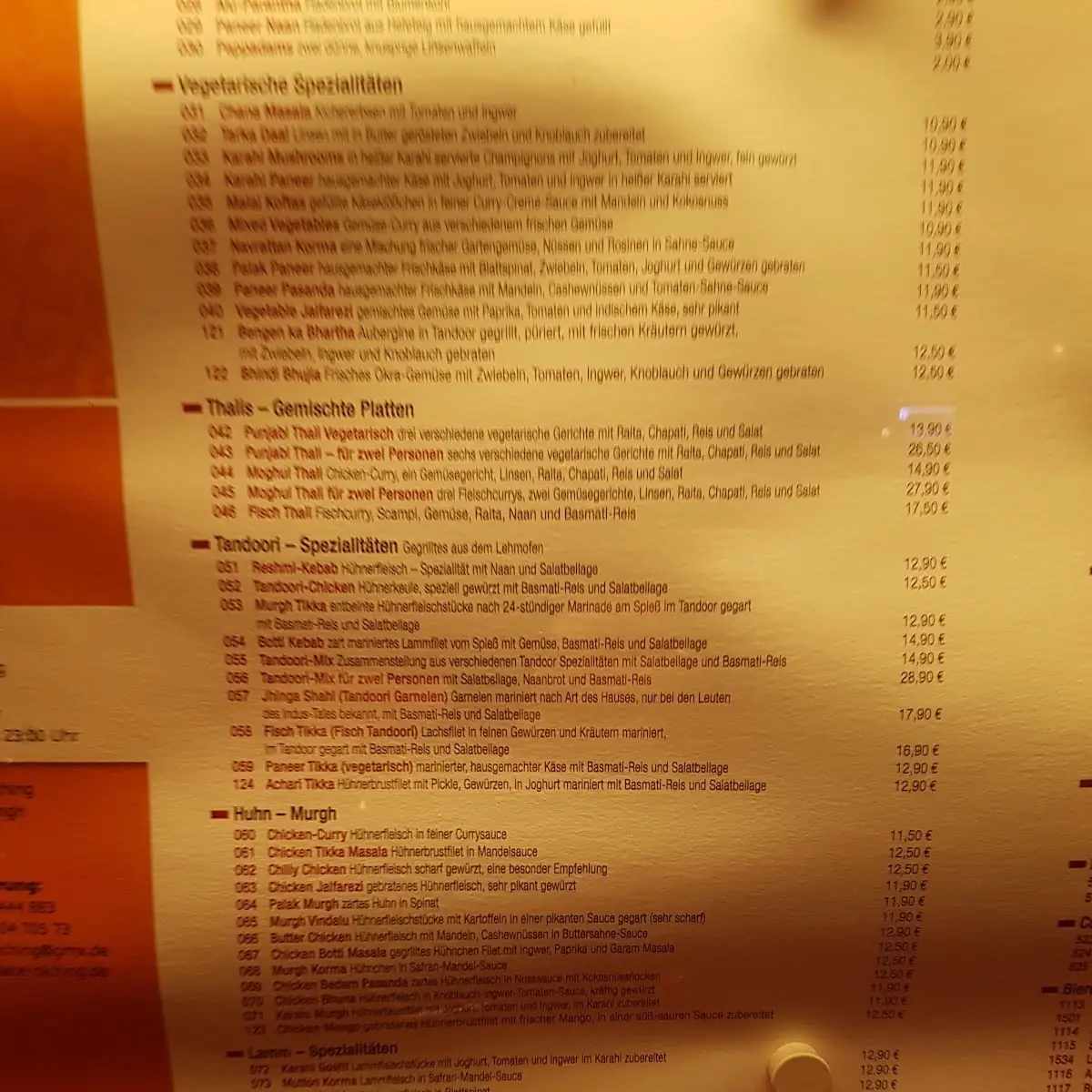 Speisekarte photo 3