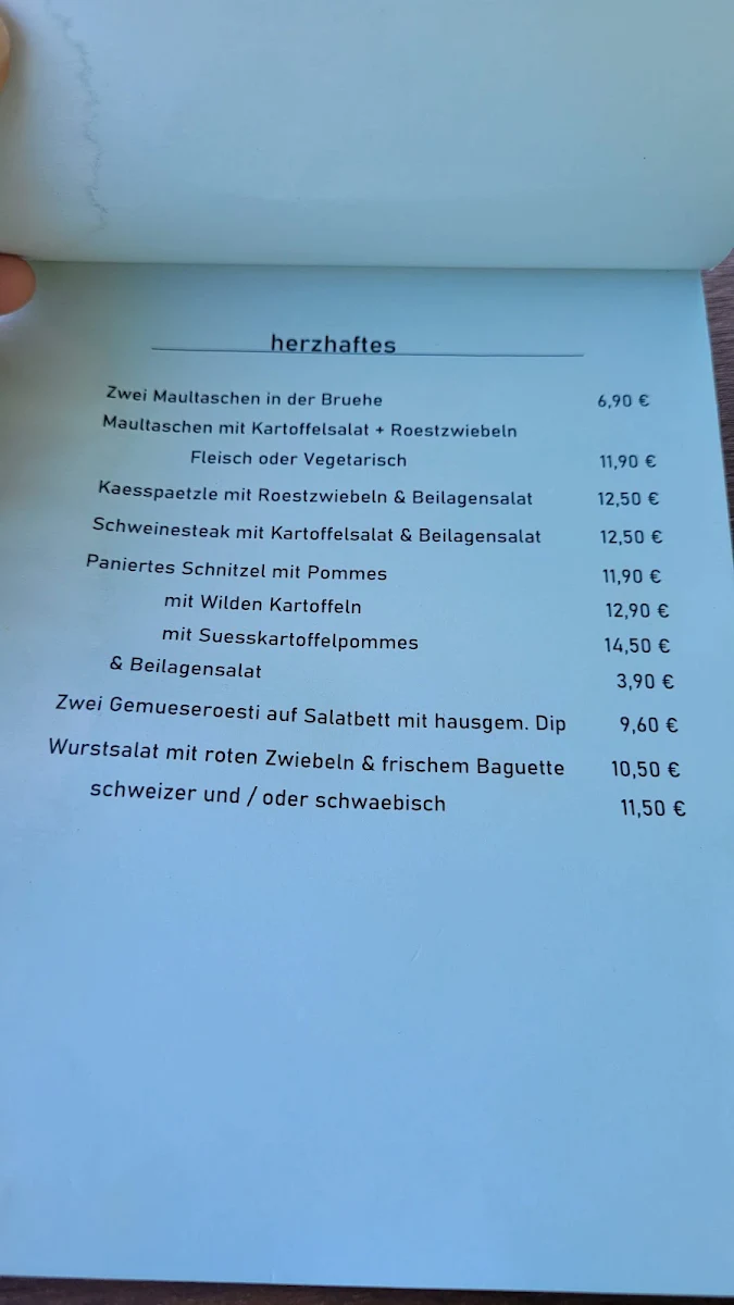 Speisekarte photo 1