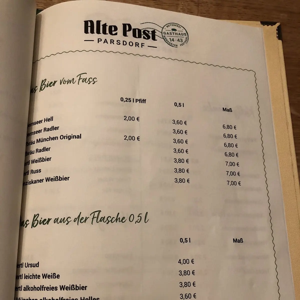 Speisekarte photo 6