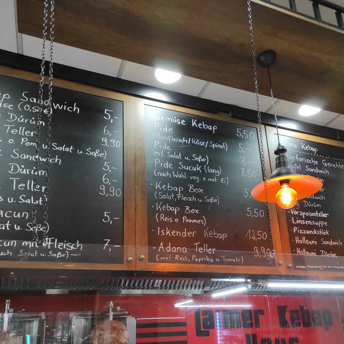 Speisekarte, Laimer Kebap Haus