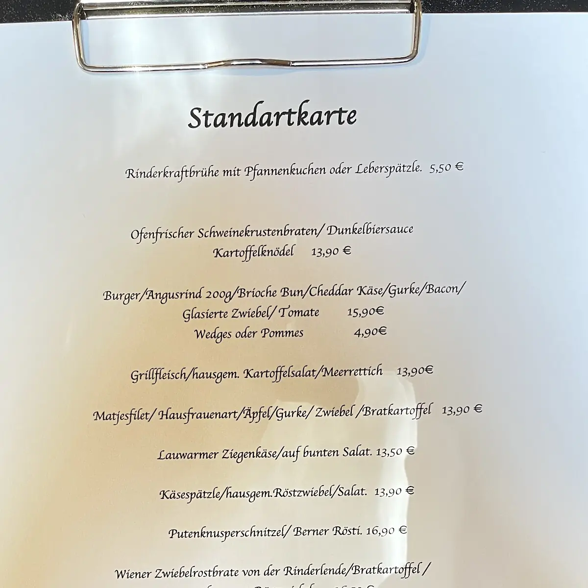 Speisekarte photo 8