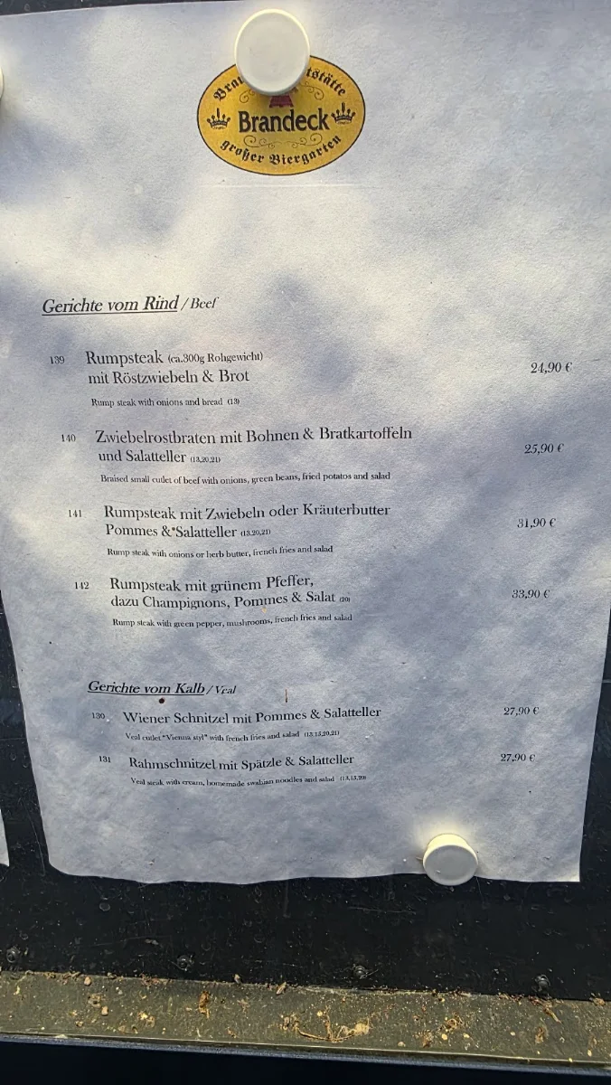 Speisekarte photo 1