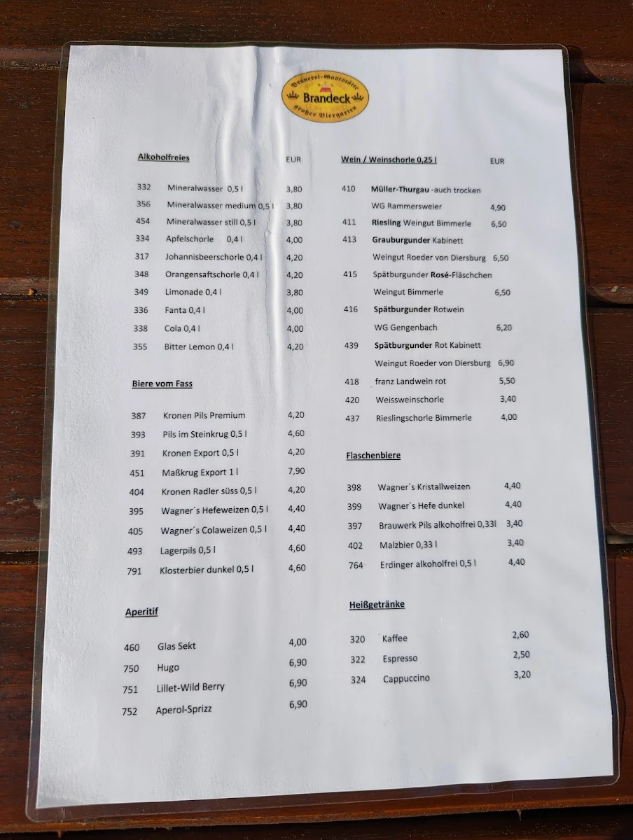 Speisekarte photo 6
