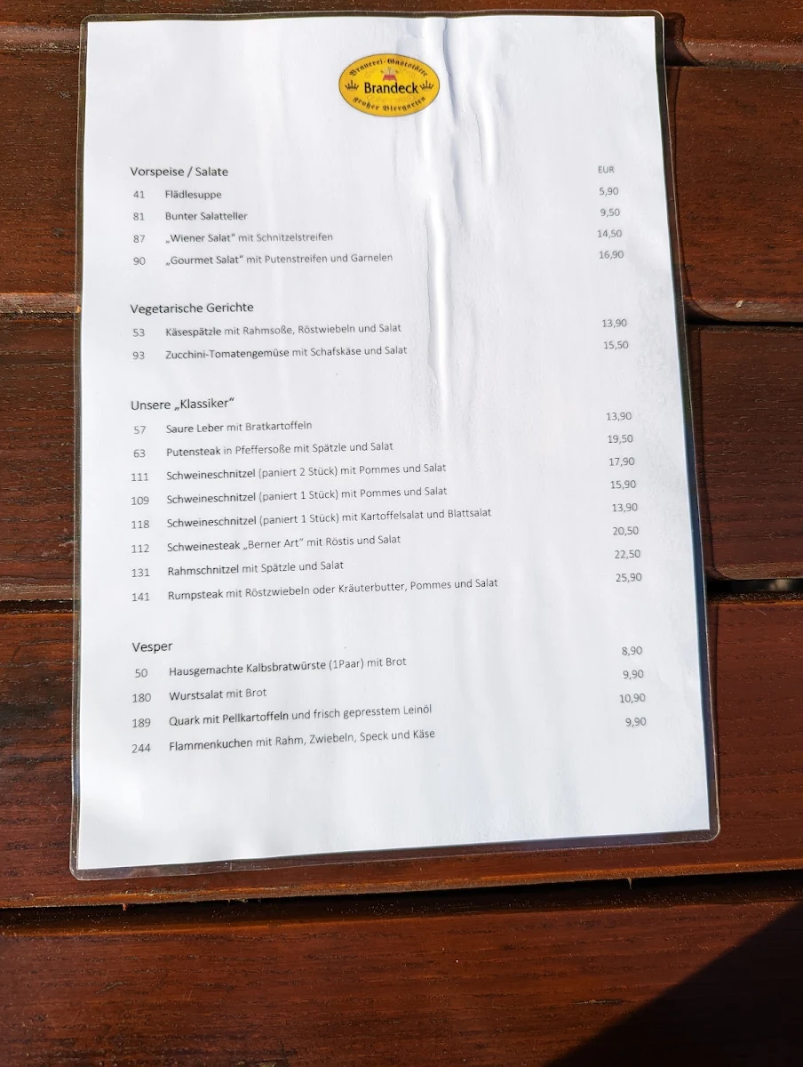 Speisekarte photo 8