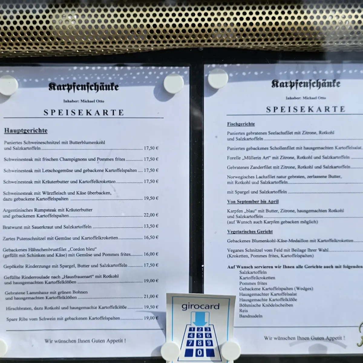 Speisekarte photo 2