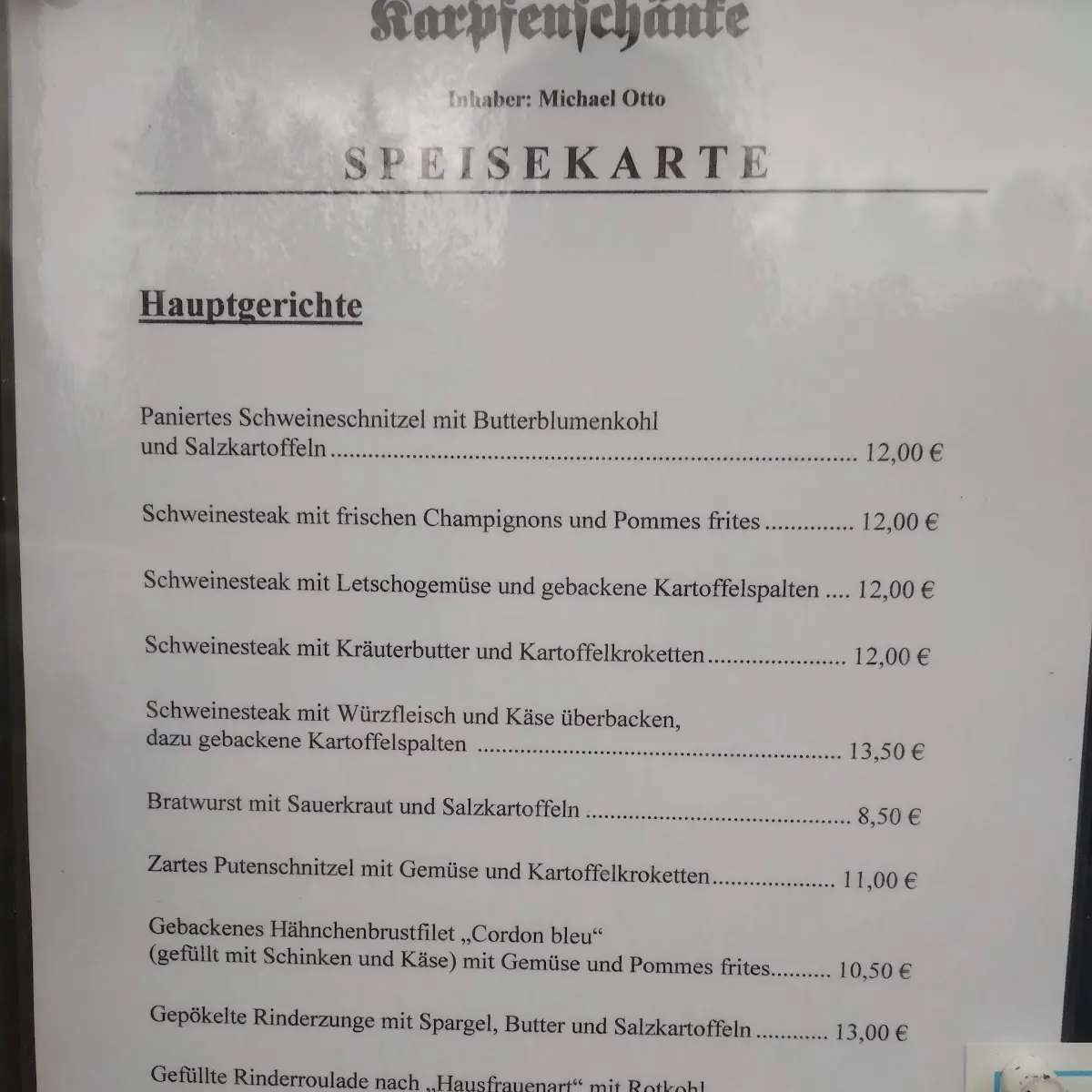 Speisekarte photo 8
