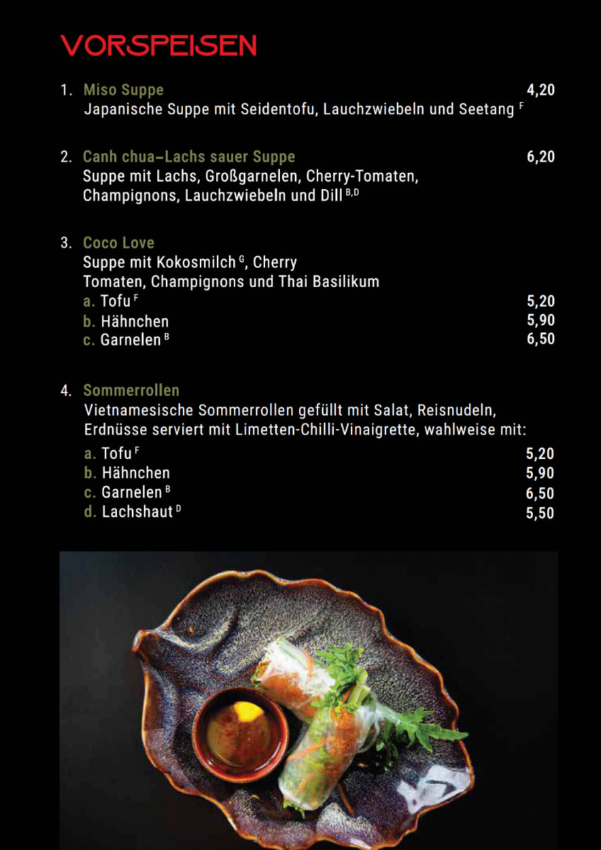 Speisekarte photo 1