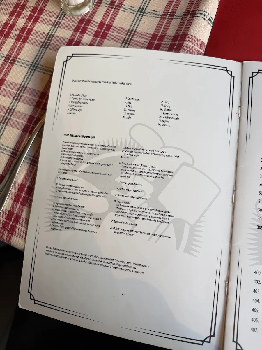 Speisekarte photo 2
